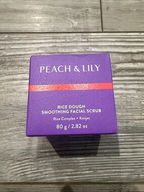 Peach  & Lily Rice Dough Smoothing Facial Scrub